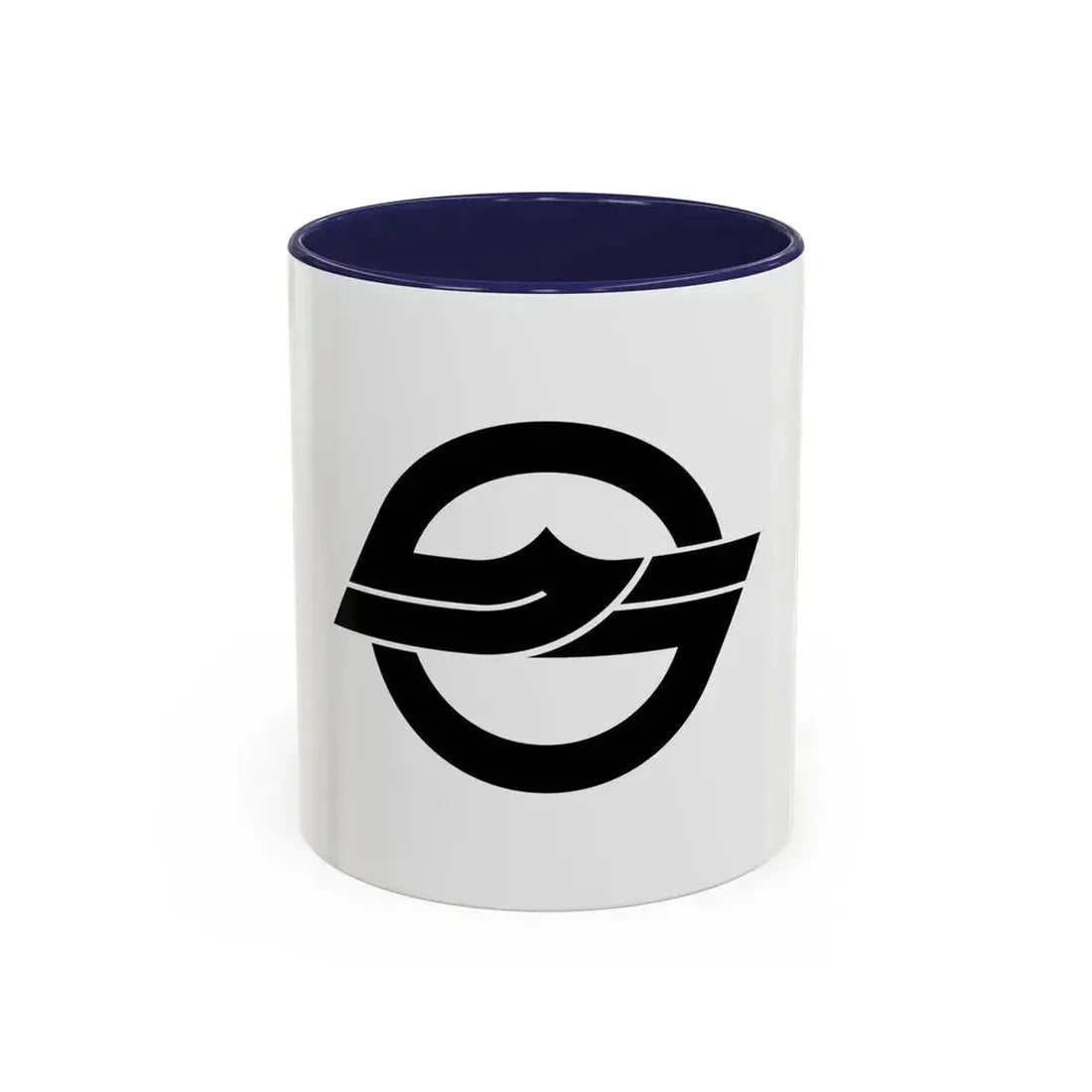 Flag of Kurashiki Okayama Japan - Accent Coffee Mug 11oz Navy - Go Mug Yourself