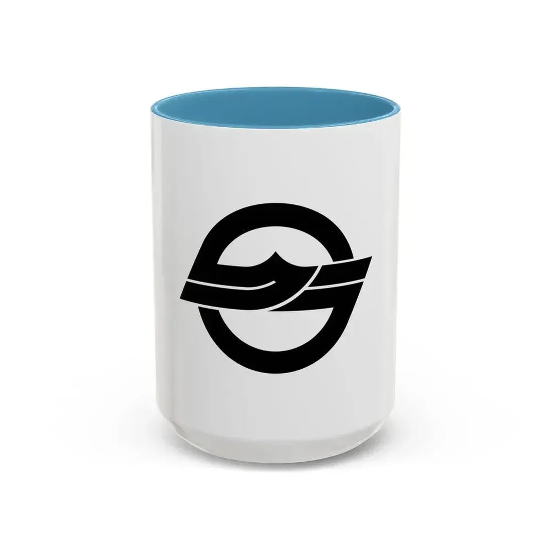 Flag of Kurashiki Okayama Japan - Accent Coffee Mug 15oz Light Blue - Go Mug Yourself