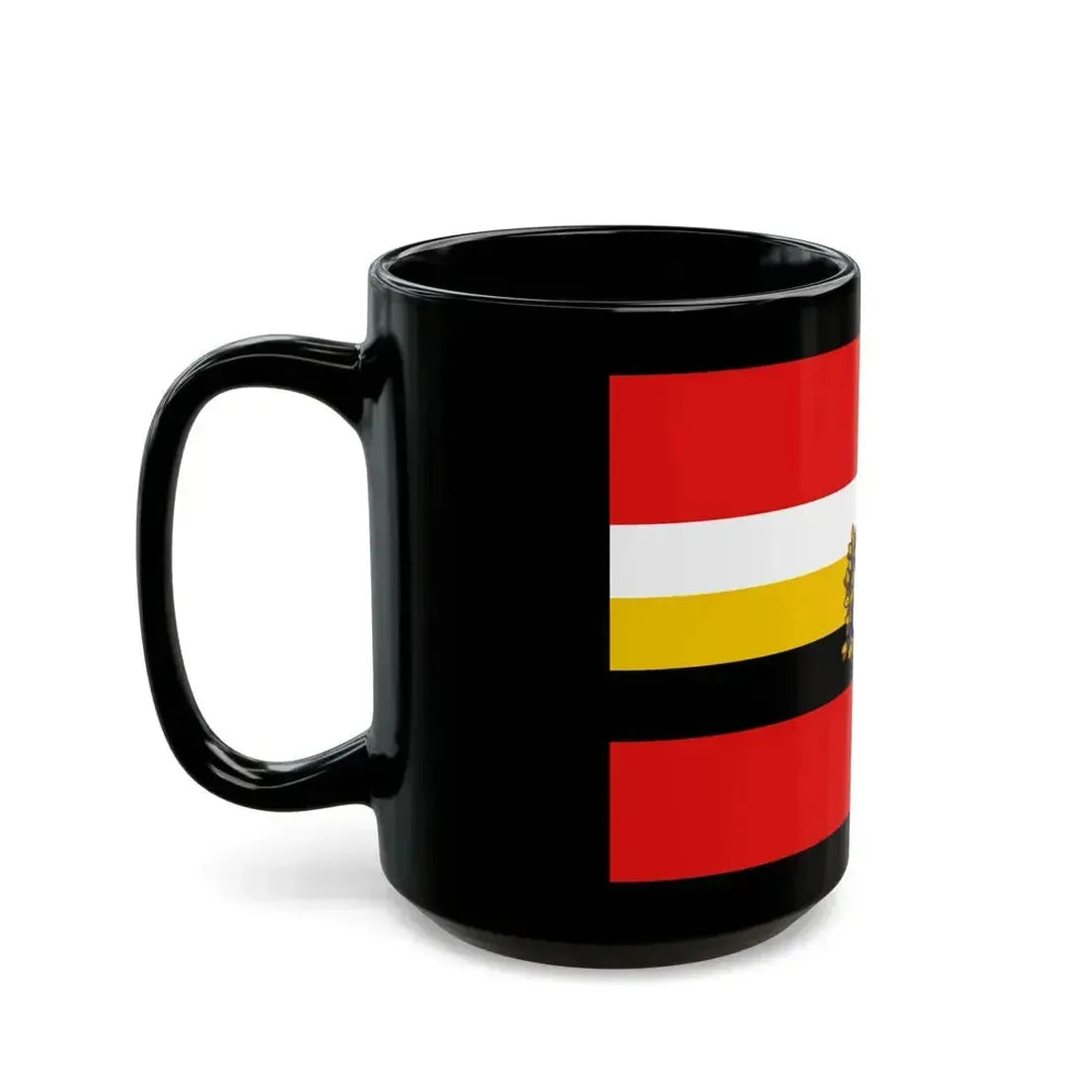 Flag of Kursk Oblast Russia - Black Coffee Mug - Go Mug Yourself