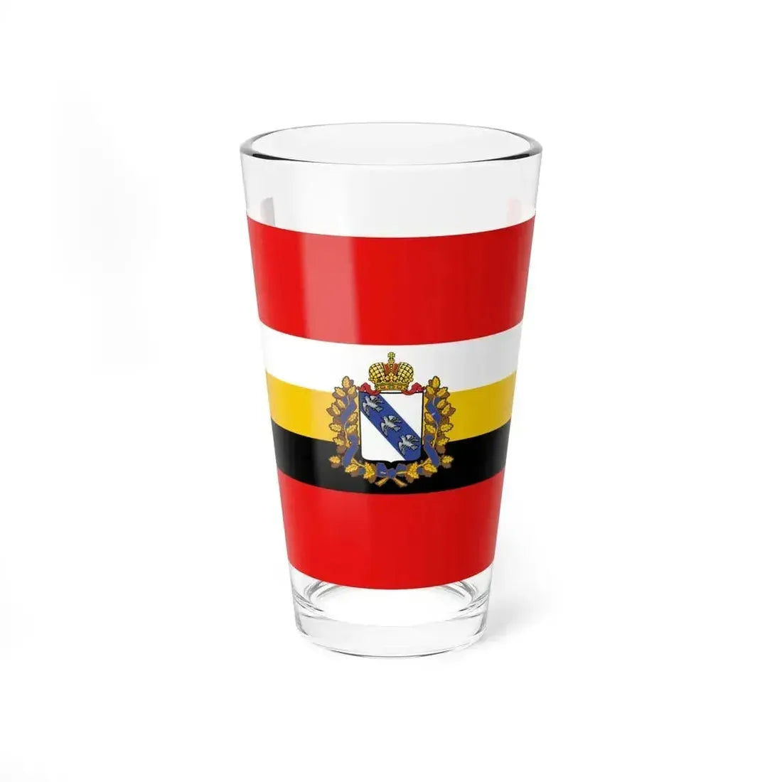 Flag of Kursk Oblast Russia - Pint Glass 16oz 16oz - Go Mug Yourself