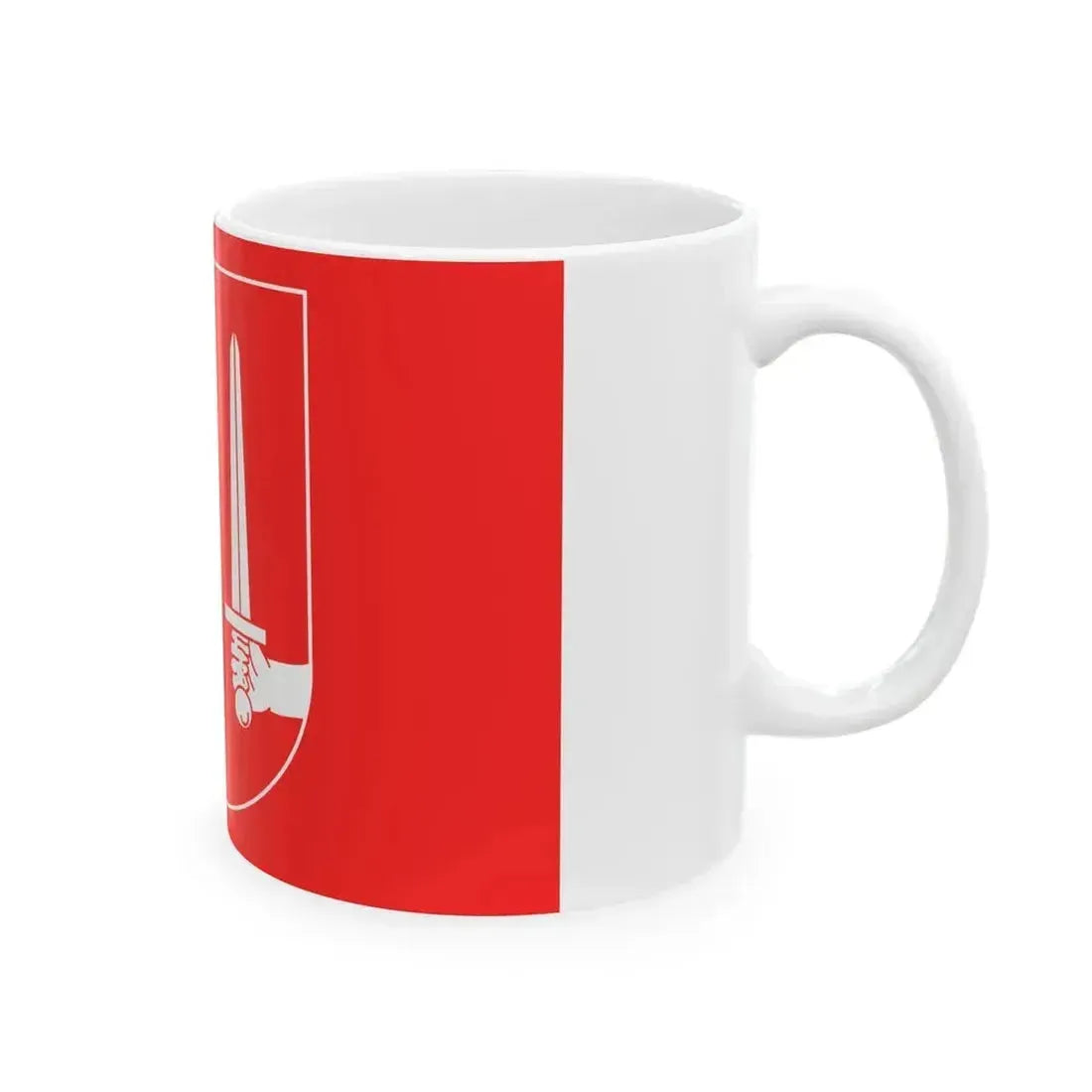 Flag of Kurta Municipality (Georgia) White Coffee Mug - Go Mug Yourself