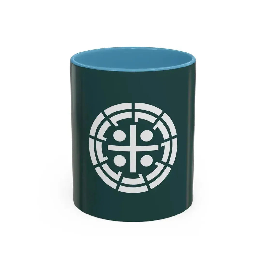 Flag of Kurume Fukuoka Japan - Accent Coffee Mug 11oz Light Blue - Go Mug Yourself