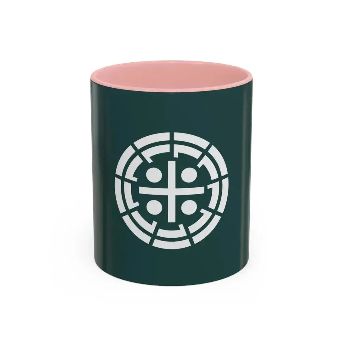 Flag of Kurume Fukuoka Japan - Accent Coffee Mug 11oz Pink - Go Mug Yourself
