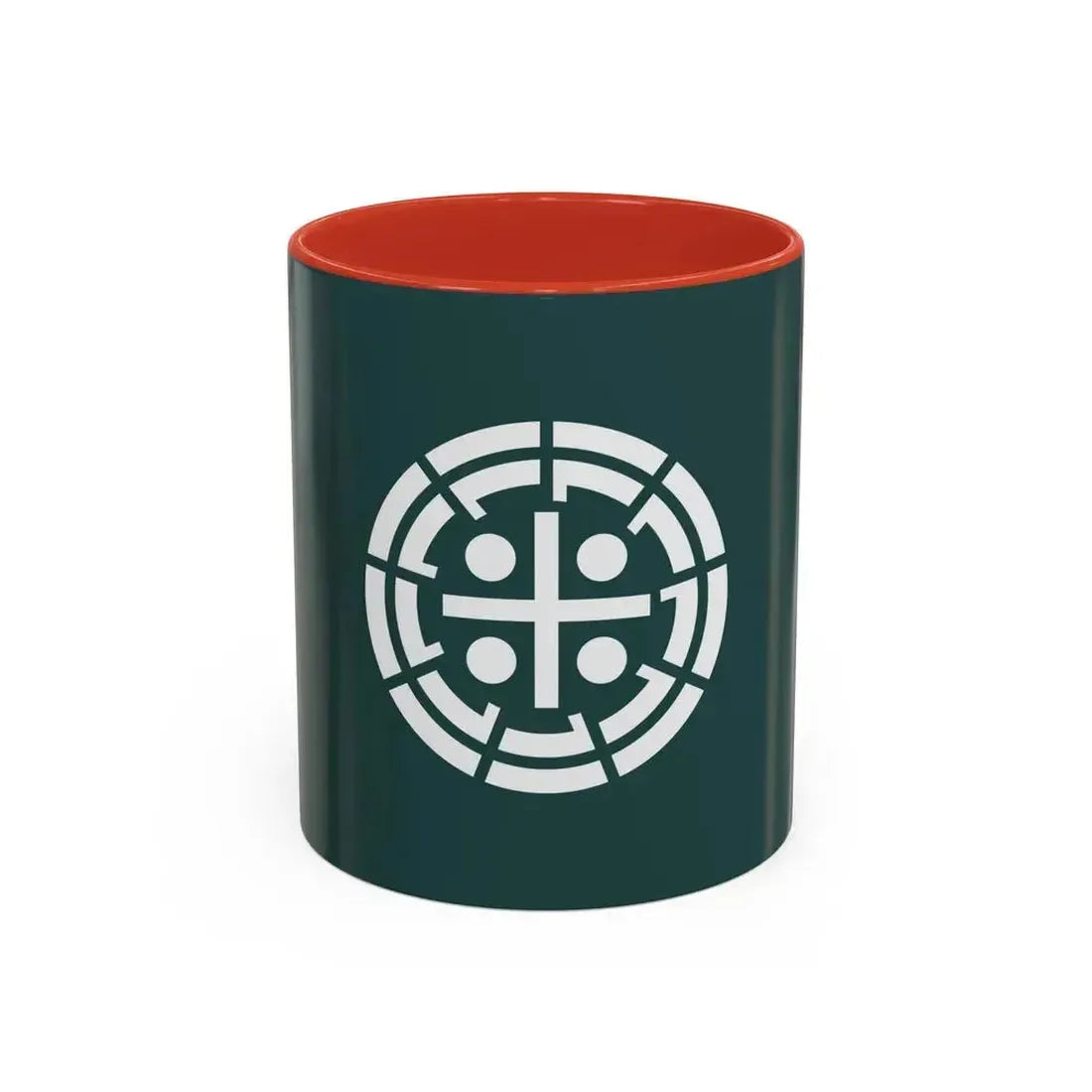 Flag of Kurume Fukuoka Japan - Accent Coffee Mug 11oz Red - Go Mug Yourself