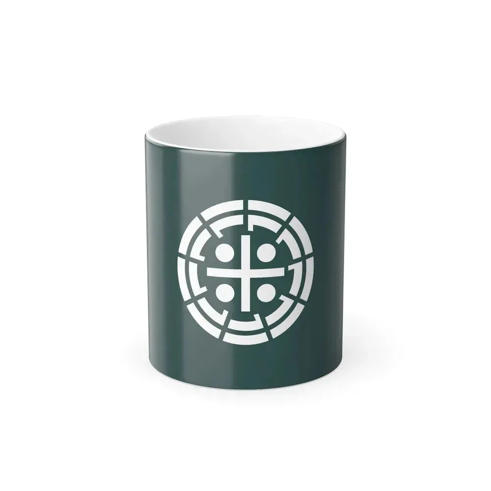 Flag of Kurume Fukuoka Japan - Color Changing Coffee Mug 11oz - Go Mug Yourself