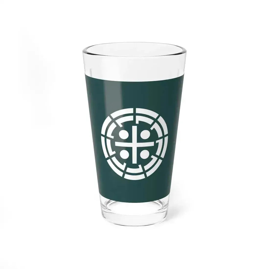 Flag of Kurume Fukuoka Japan - Pint Glass 16oz 16oz - Go Mug Yourself