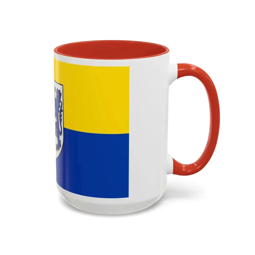 Flag of Kusel Germany - Accent Coffee Mug - Go Mug Yourself