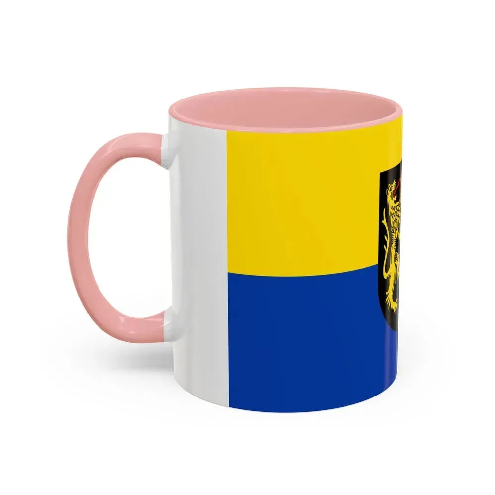 Flag of Kusel Germany - Accent Coffee Mug - Go Mug Yourself