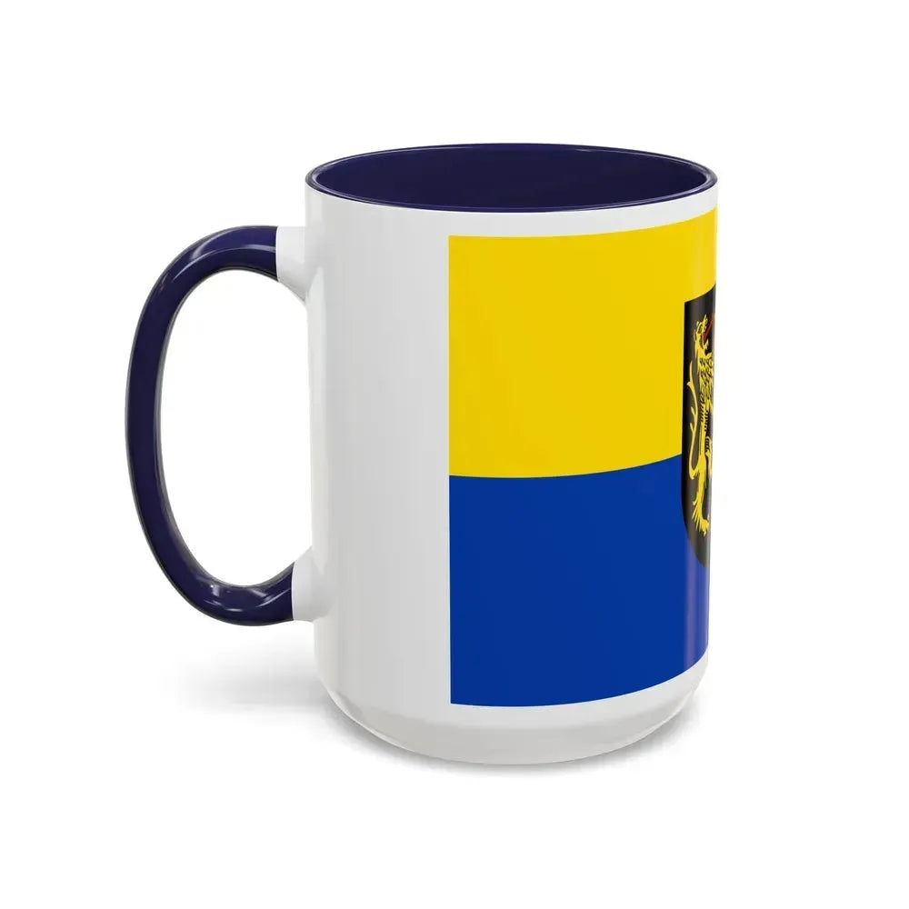 Flag of Kusel Germany - Accent Coffee Mug - Go Mug Yourself