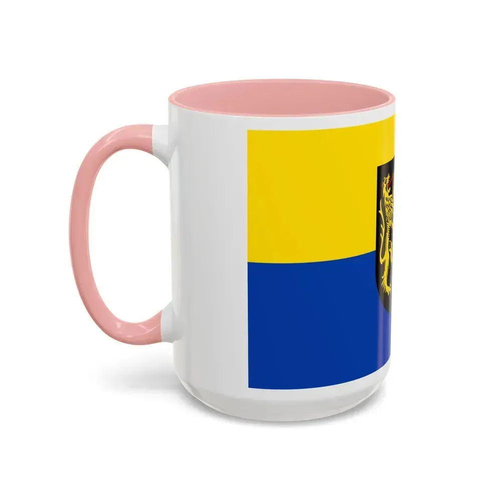 Flag of Kusel Germany - Accent Coffee Mug - Go Mug Yourself
