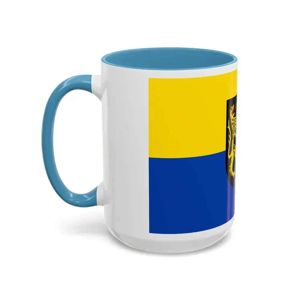 Flag of Kusel Germany - Accent Coffee Mug - Go Mug Yourself