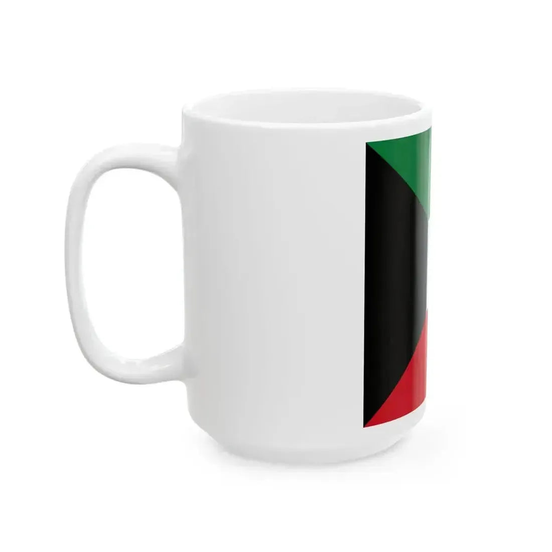 Flag of Kuwait 1-1 (Kuwait) White Coffee Mug - Go Mug Yourself