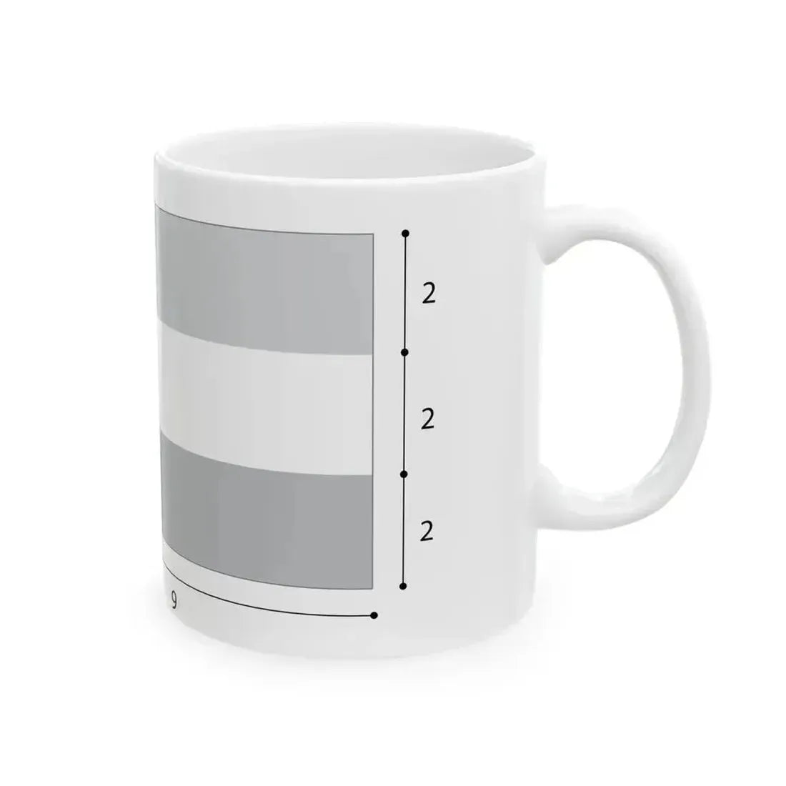 Flag of Kuwait construction (Kuwait) White Coffee Mug - Go Mug Yourself
