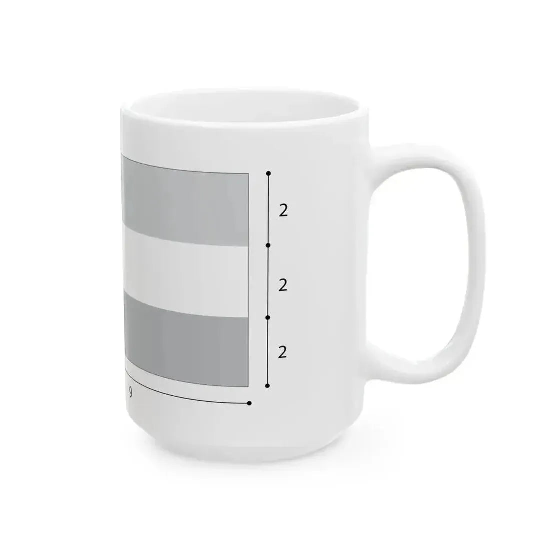 Flag of Kuwait construction (Kuwait) White Coffee Mug - Go Mug Yourself