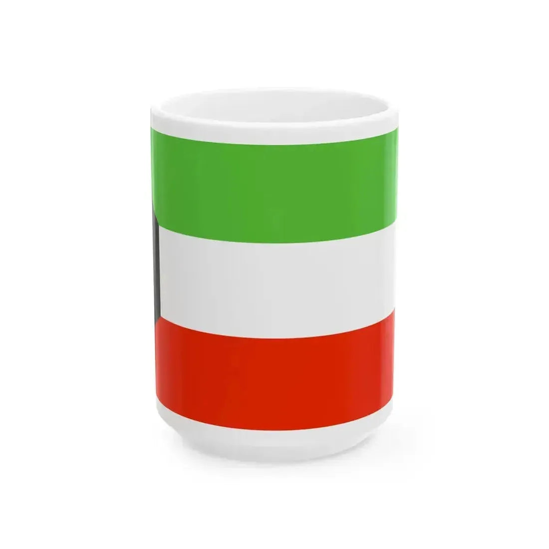 Flag of Kuwait WFB 2000 (Kuwait) White Coffee Mug 15oz - Go Mug Yourself