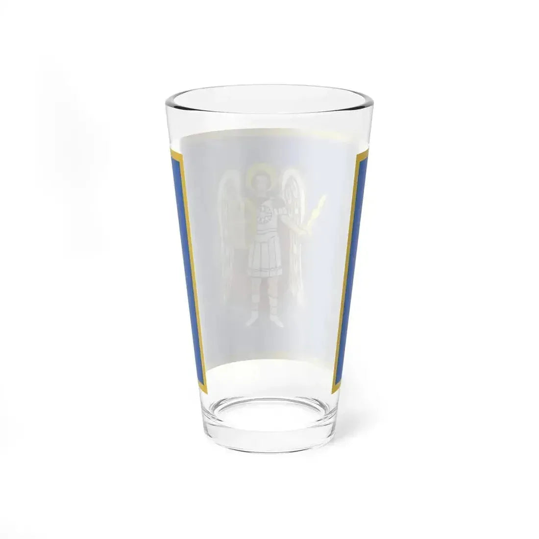 Flag of Kyiv Ukraine - Pint Glass 16oz - Go Mug Yourself