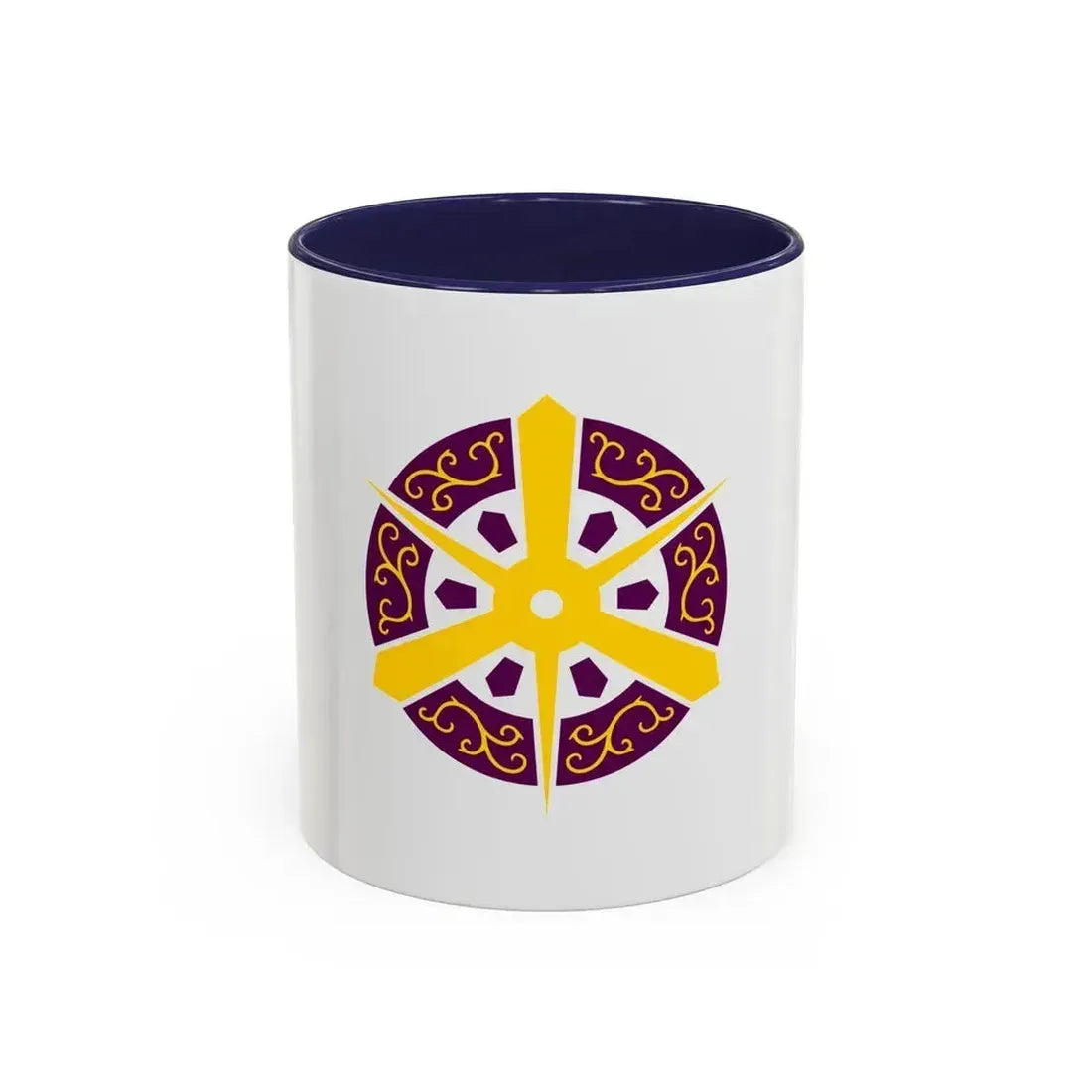 Flag of Kyoto City Japan - Accent Coffee Mug 11oz Navy - Go Mug Yourself