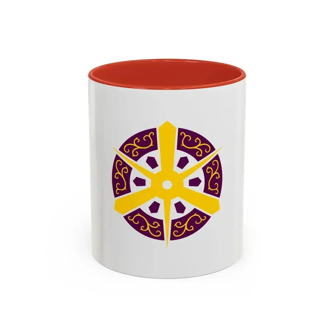Flag of Kyoto City Japan - Accent Coffee Mug 11oz Red - Go Mug Yourself
