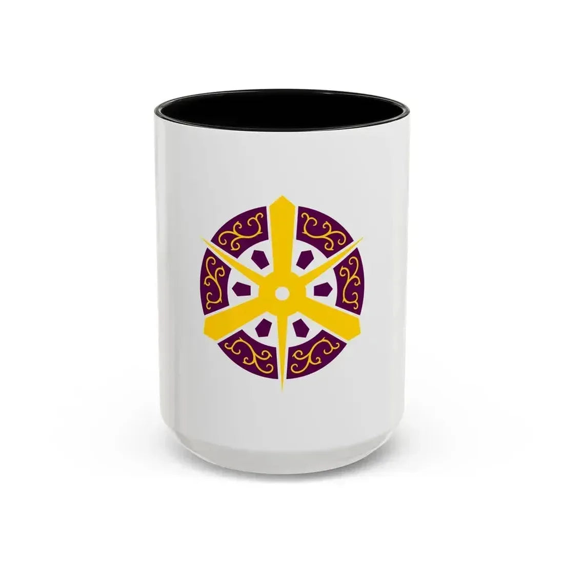 Flag of Kyoto City Japan - Accent Coffee Mug 15oz Black - Go Mug Yourself