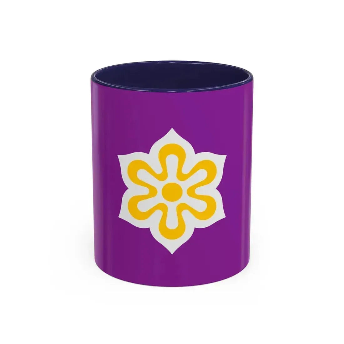 Flag of Kyoto Prefecture Japan - Accent Coffee Mug 11oz Navy - Go Mug Yourself