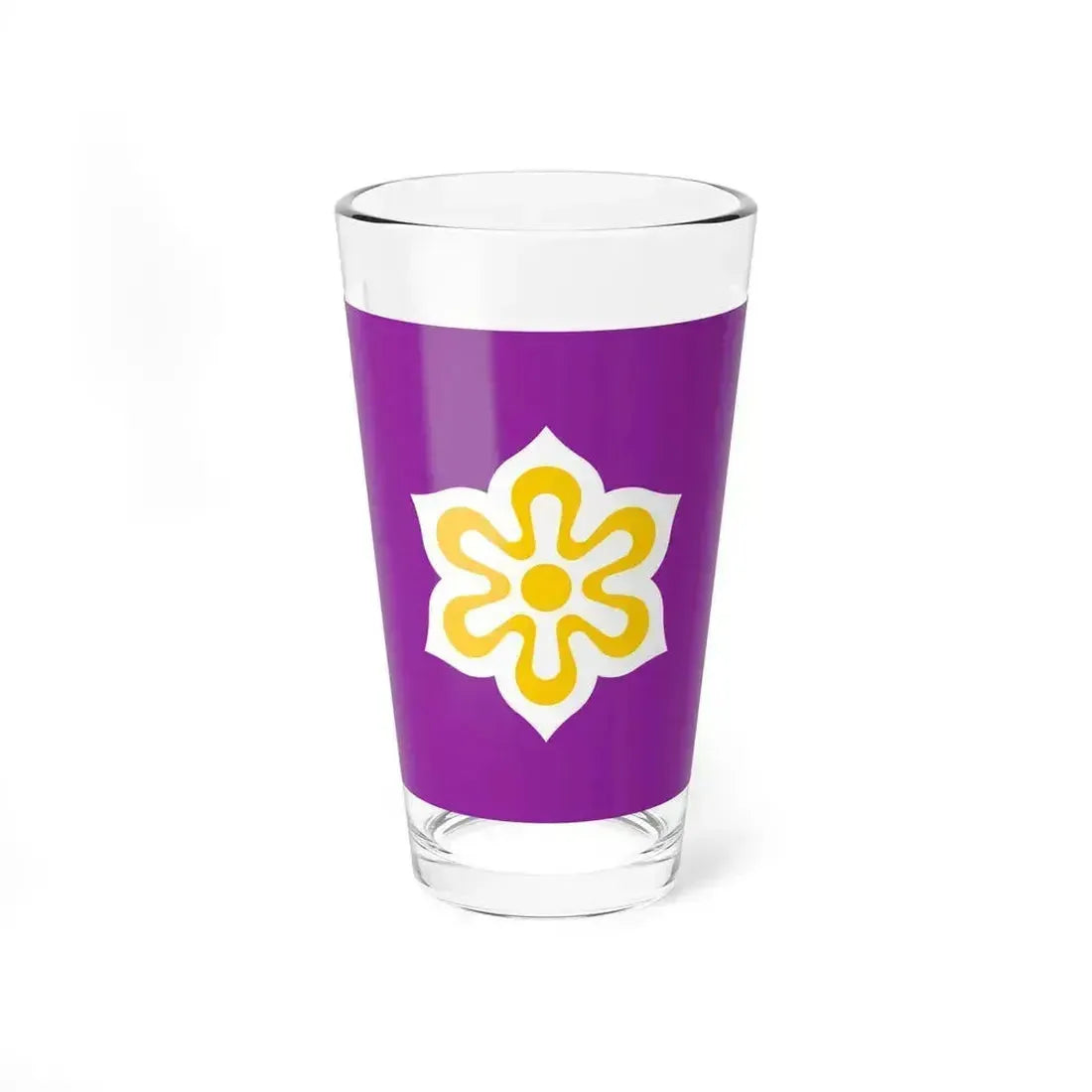 Flag of Kyoto Prefecture Japan - Pint Glass 16oz 16oz - Go Mug Yourself