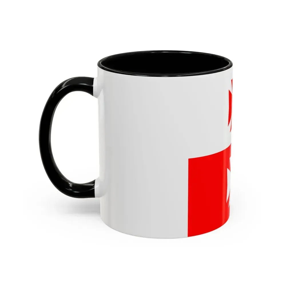 Flag of La Chaux Switzerland - Accent Coffee Mug - Go Mug Yourself