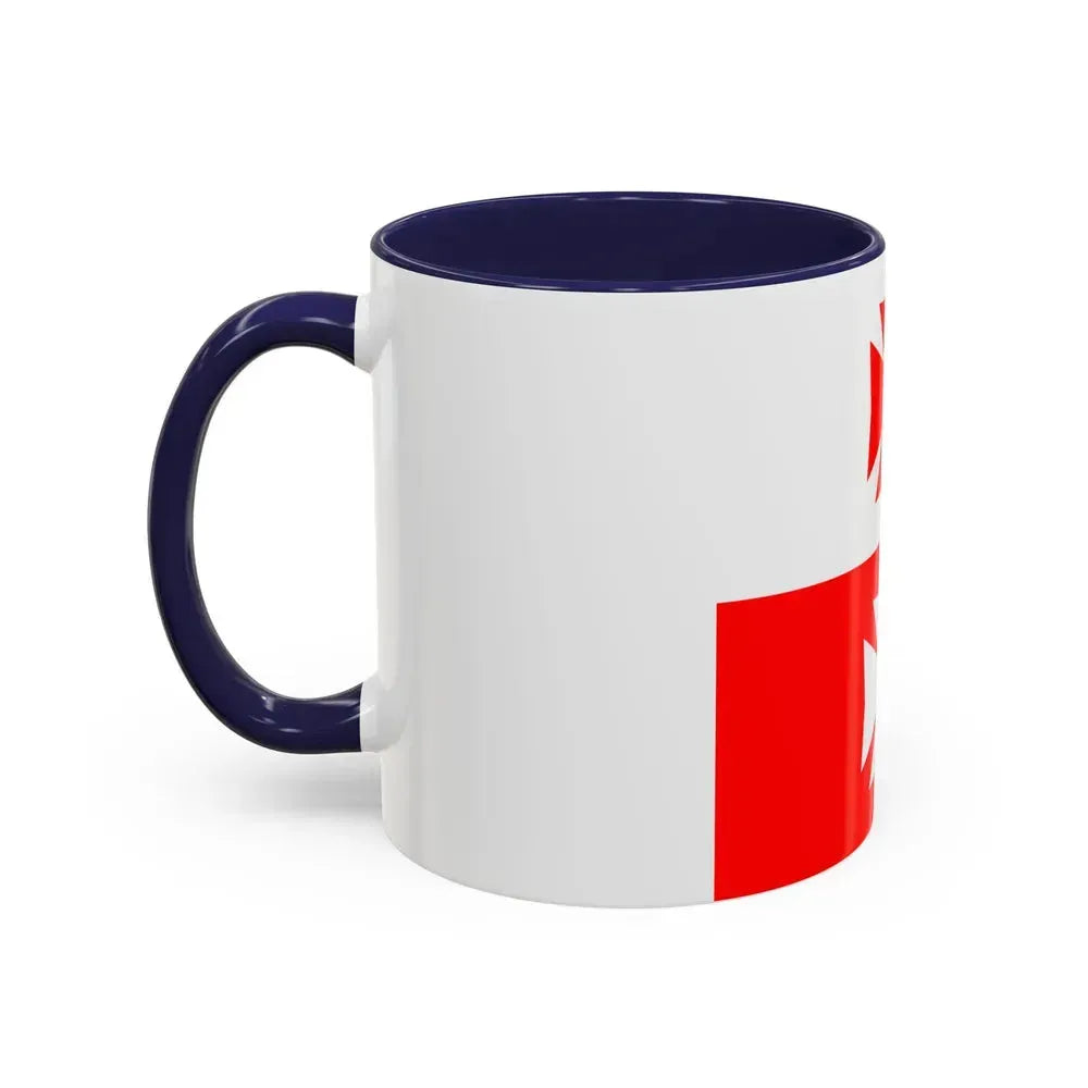 Flag of La Chaux Switzerland - Accent Coffee Mug - Go Mug Yourself