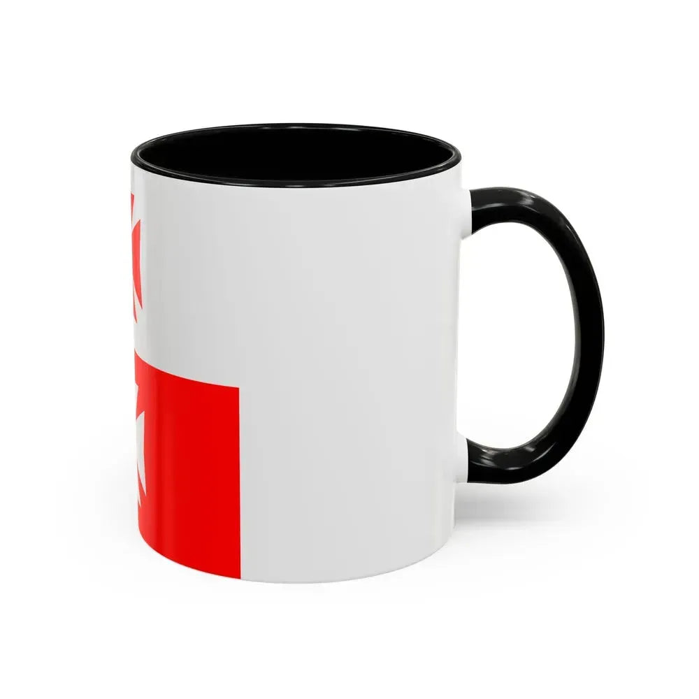 Flag of La Chaux Switzerland - Accent Coffee Mug - Go Mug Yourself