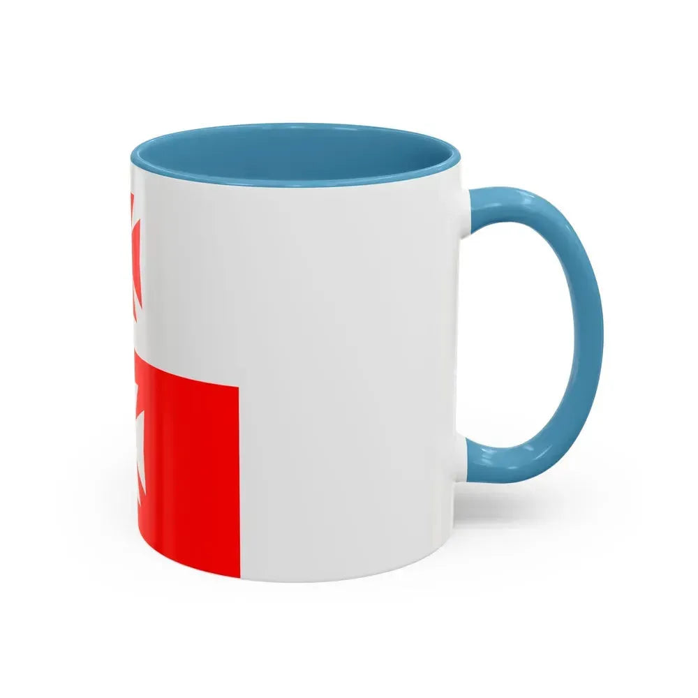 Flag of La Chaux Switzerland - Accent Coffee Mug - Go Mug Yourself