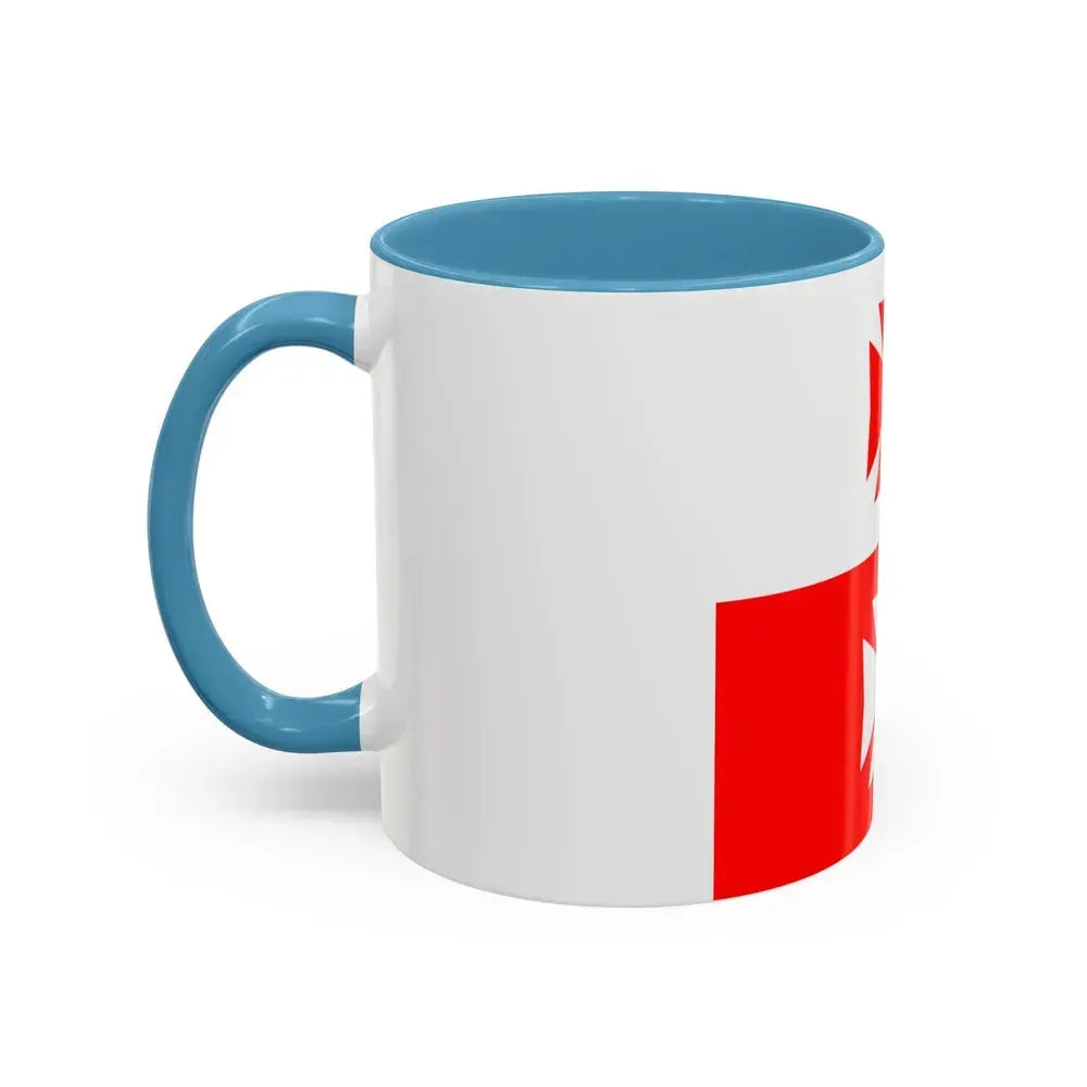 Flag of La Chaux Switzerland - Accent Coffee Mug - Go Mug Yourself