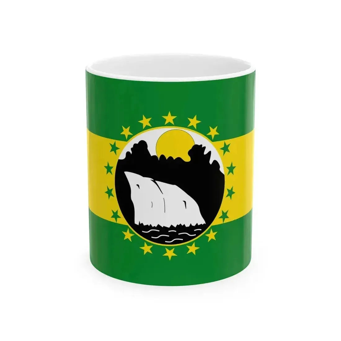 Flag of La Chorrera (Panama) White Coffee Mug 11oz - Go Mug Yourself