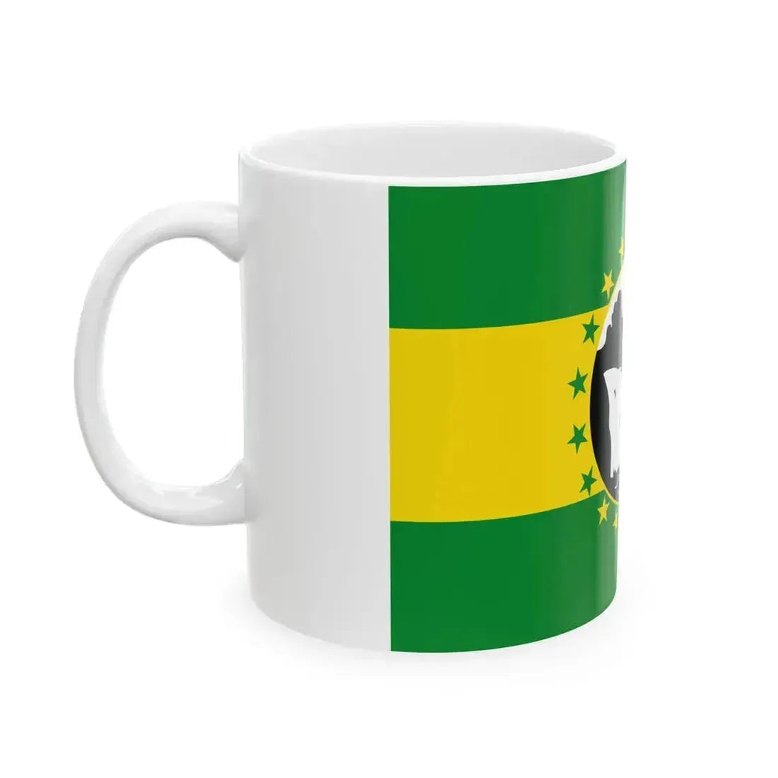 Flag of La Chorrera (Panama) White Coffee Mug - Go Mug Yourself