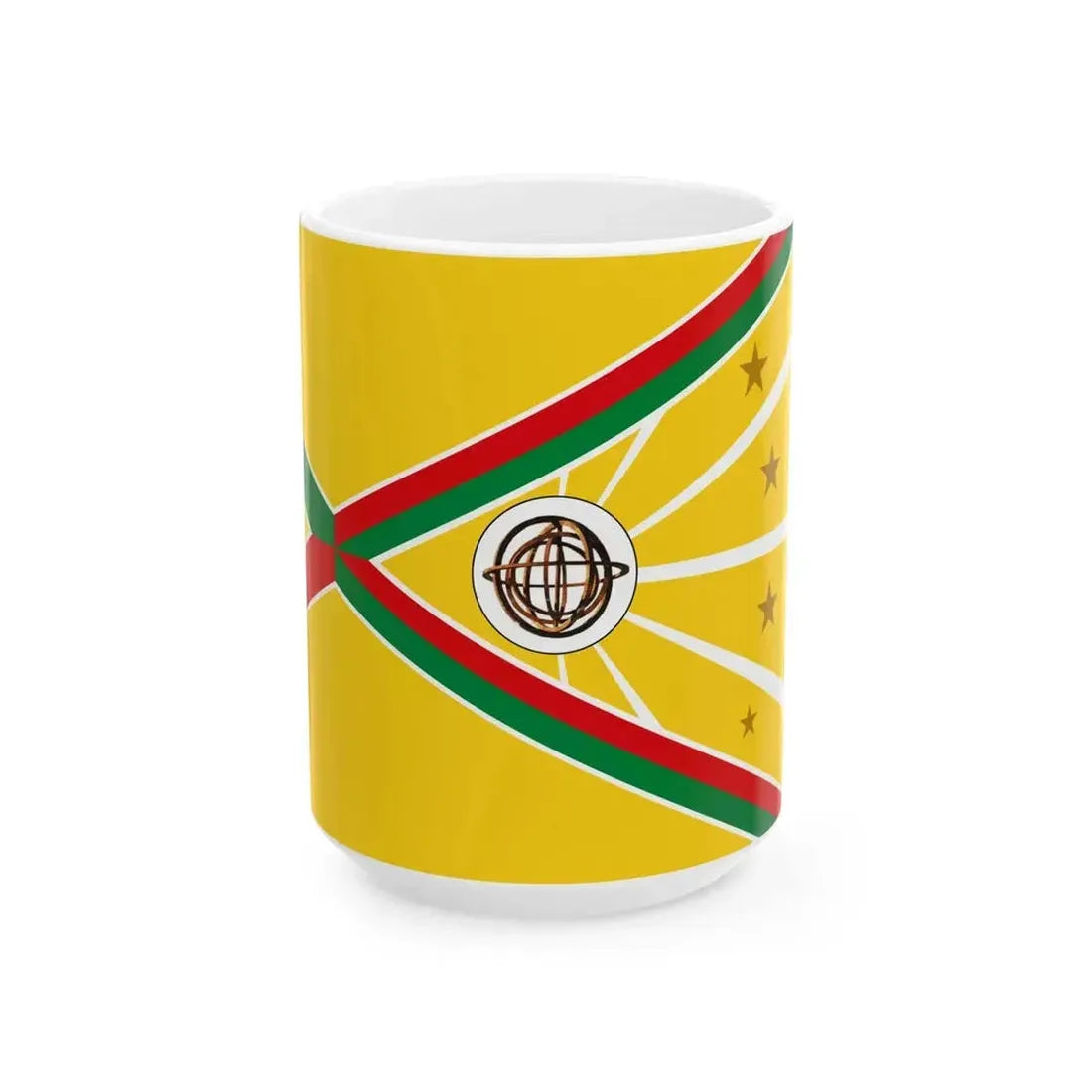 Flag of La Concordia (Ecuador) White Coffee Mug 15oz - Go Mug Yourself