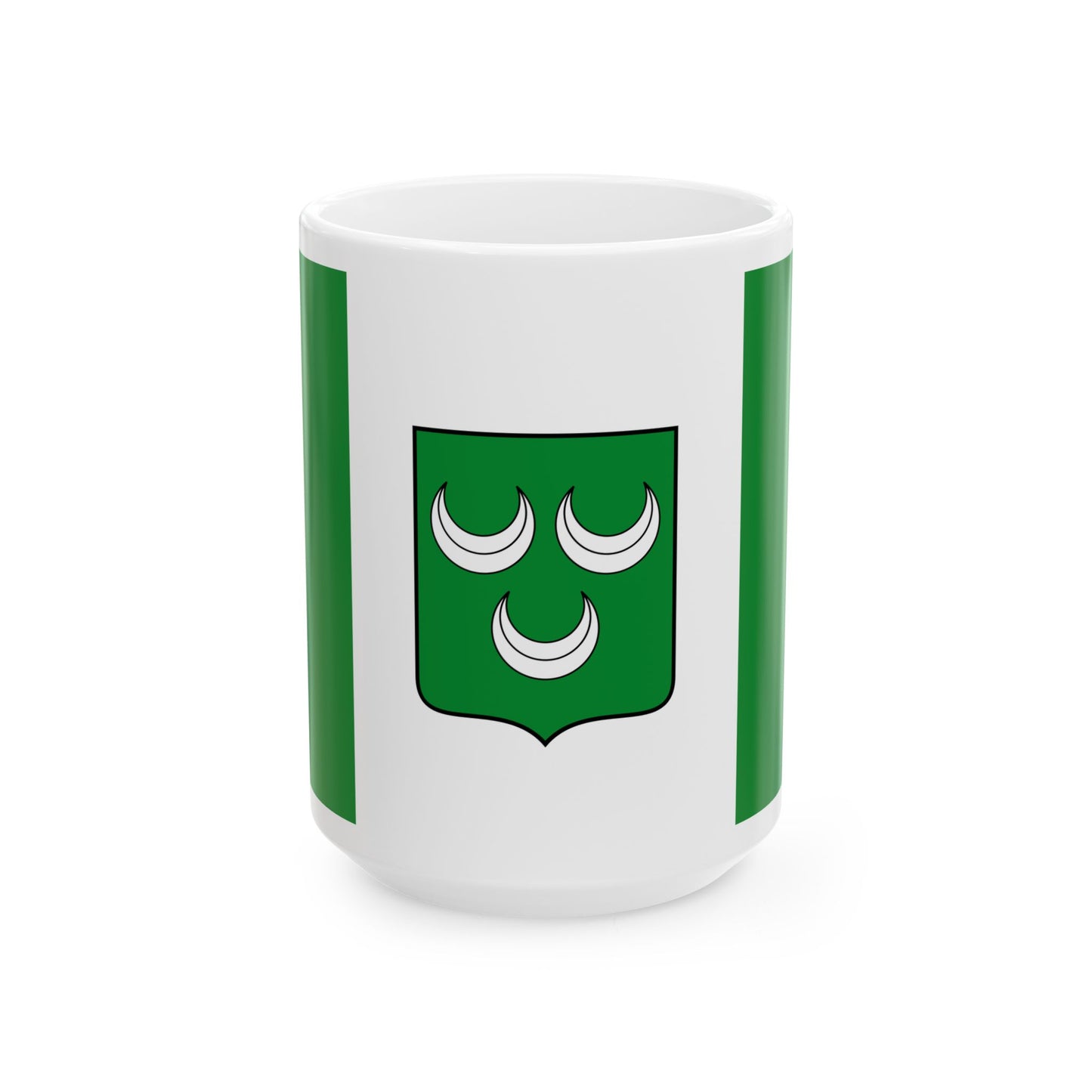 Flag of La Hulpe (Belgium) White Coffee Mug-15oz-Go Mug Yourself