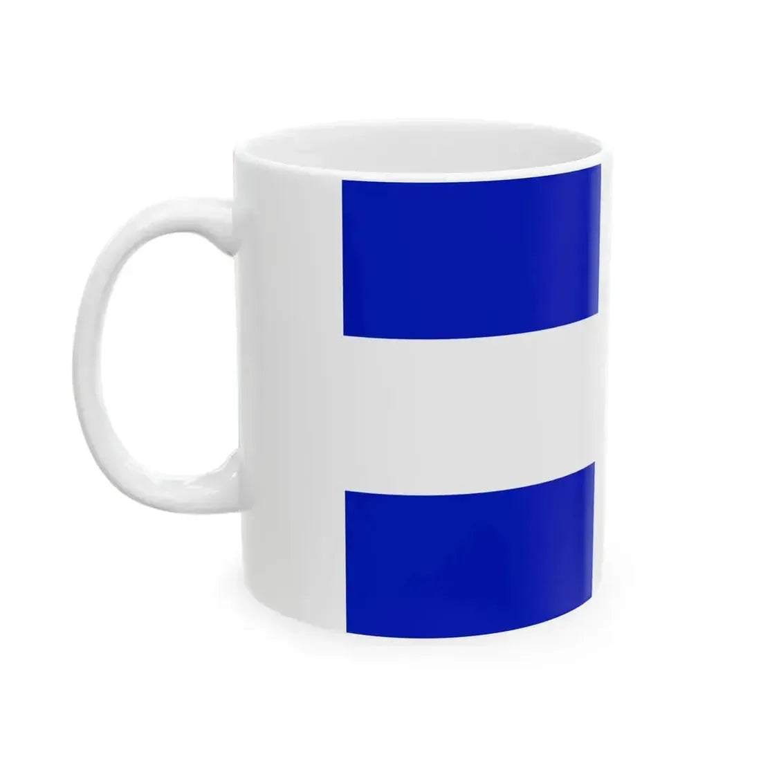 Flag of La Libertad Department El Salvador (El Salvador) White Coffee Mug - Go Mug Yourself