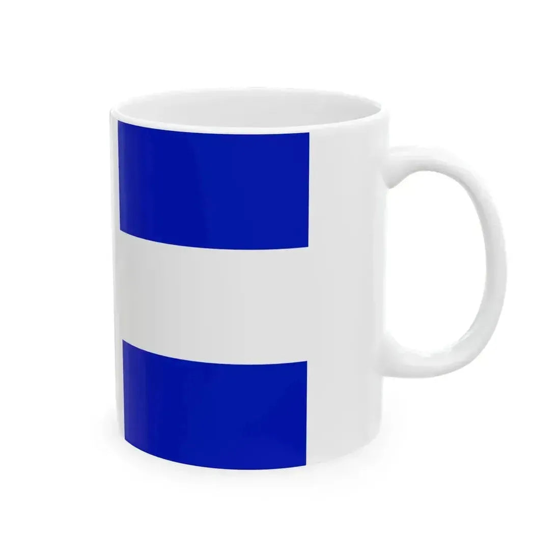 Flag of La Libertad Department El Salvador (El Salvador) White Coffee Mug - Go Mug Yourself