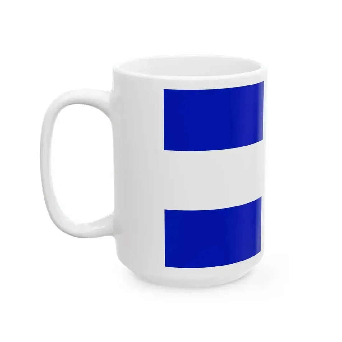 Flag of La Libertad Department El Salvador (El Salvador) White Coffee Mug - Go Mug Yourself