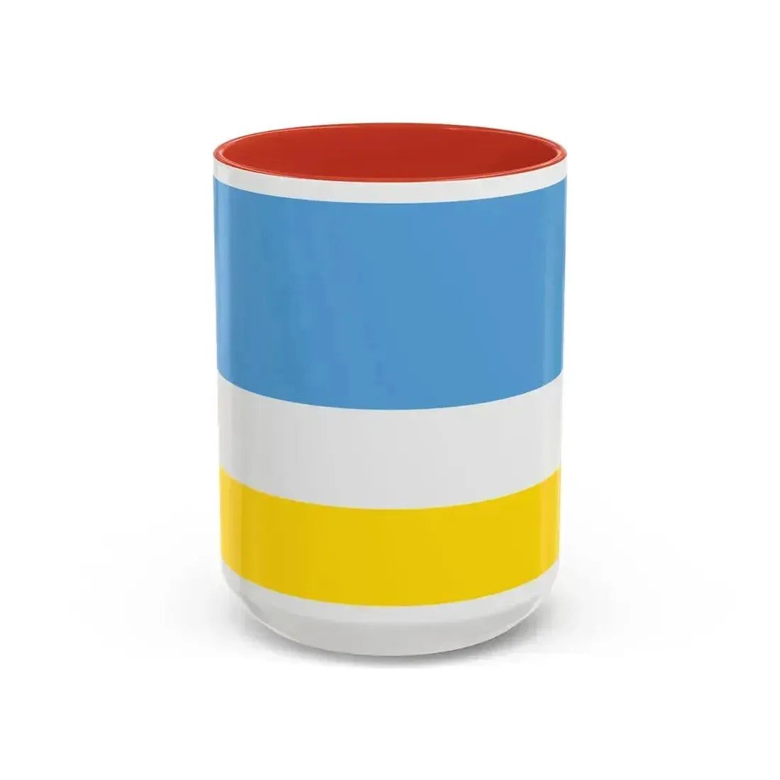 Flag of La Libertad Ecuador - Accent Coffee Mug 15oz Red - Go Mug Yourself