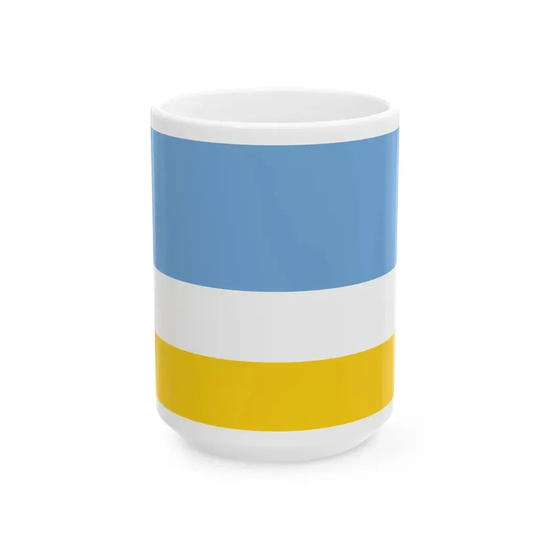 Flag of La Libertad (Ecuador) White Coffee Mug 15oz - Go Mug Yourself