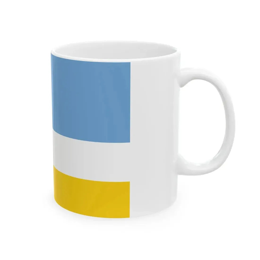Flag of La Libertad (Ecuador) White Coffee Mug - Go Mug Yourself