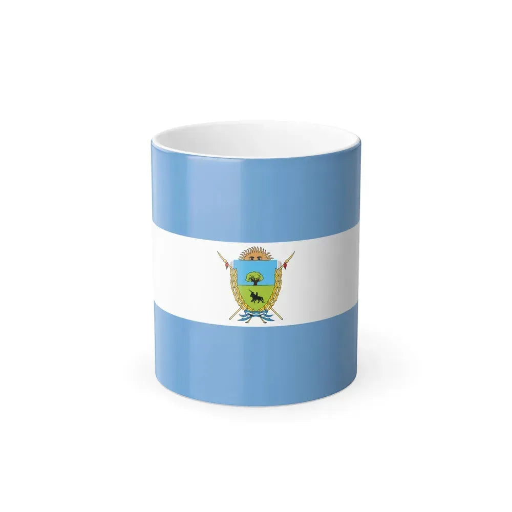 Flag of La Pampa Province Argentina - Color Changing Coffee Mug 11oz - Go Mug Yourself