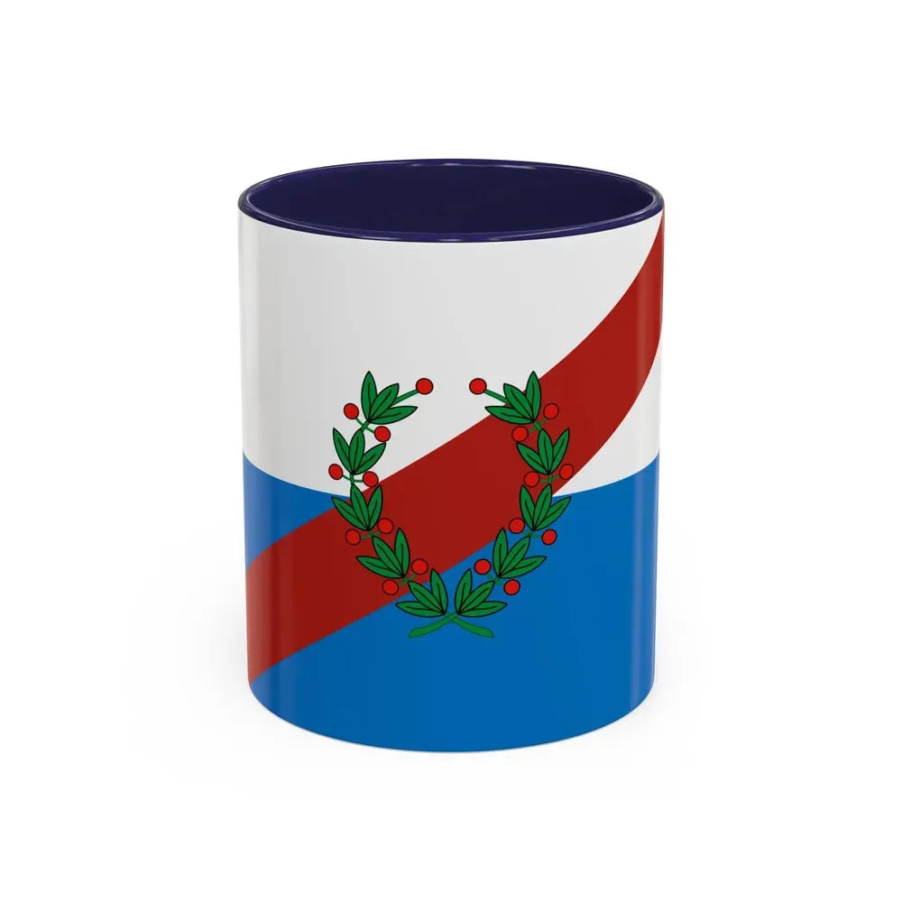 Flag of La Rioja Province Argentina - Accent Coffee Mug 11oz Navy - Go Mug Yourself