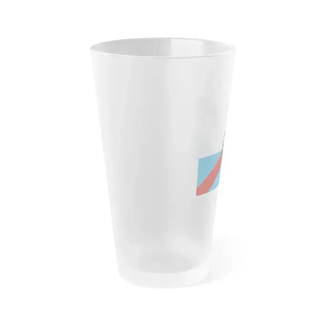 Flag of La Rioja Province Argentina - Frosted Pint Glass 16oz - Go Mug Yourself