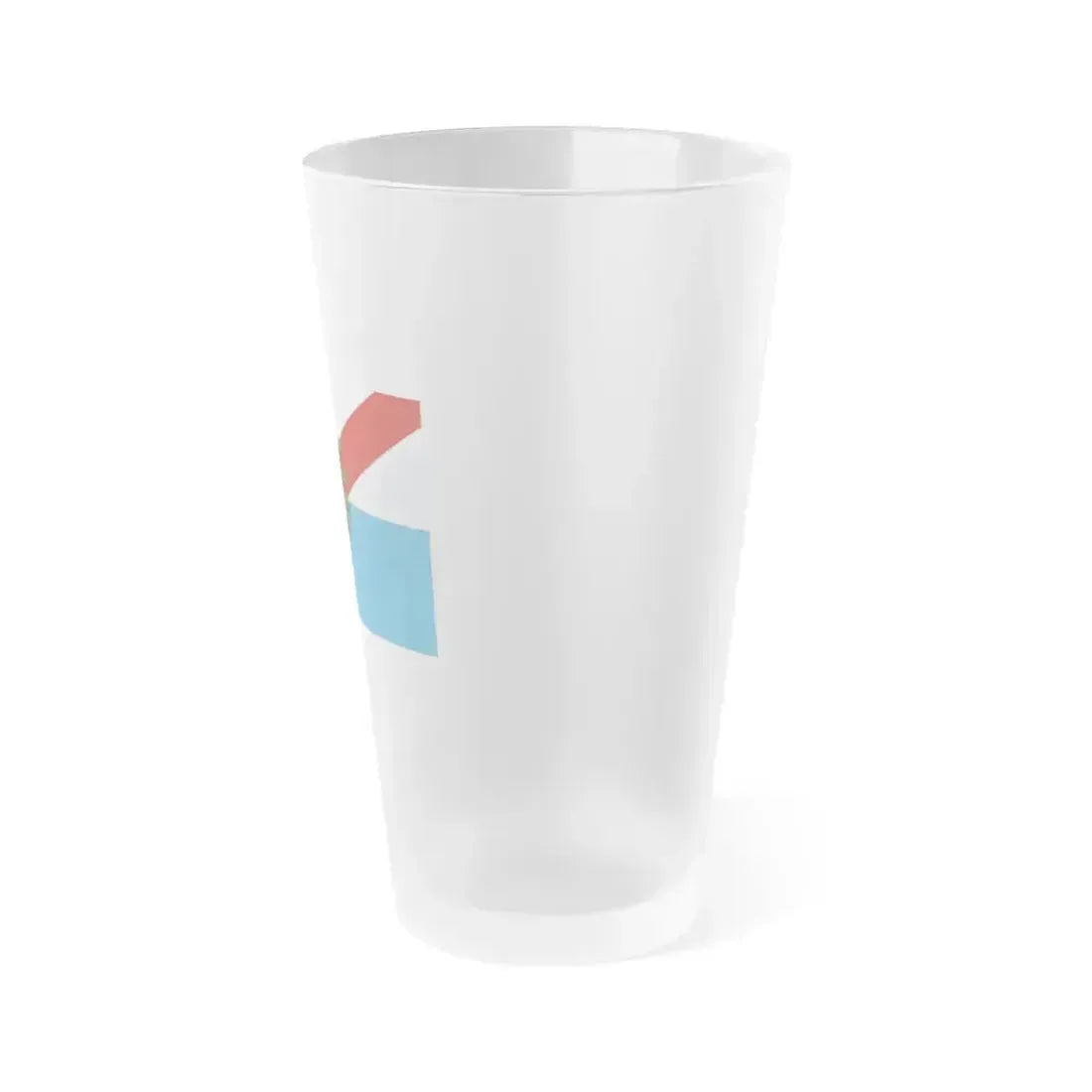Flag of La Rioja Province Argentina - Frosted Pint Glass 16oz - Go Mug Yourself