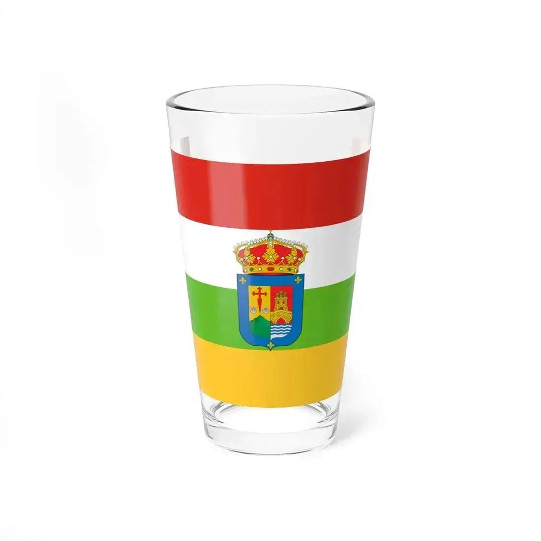 Flag of La Rioja Spain - Pint Glass 16oz 16oz - Go Mug Yourself