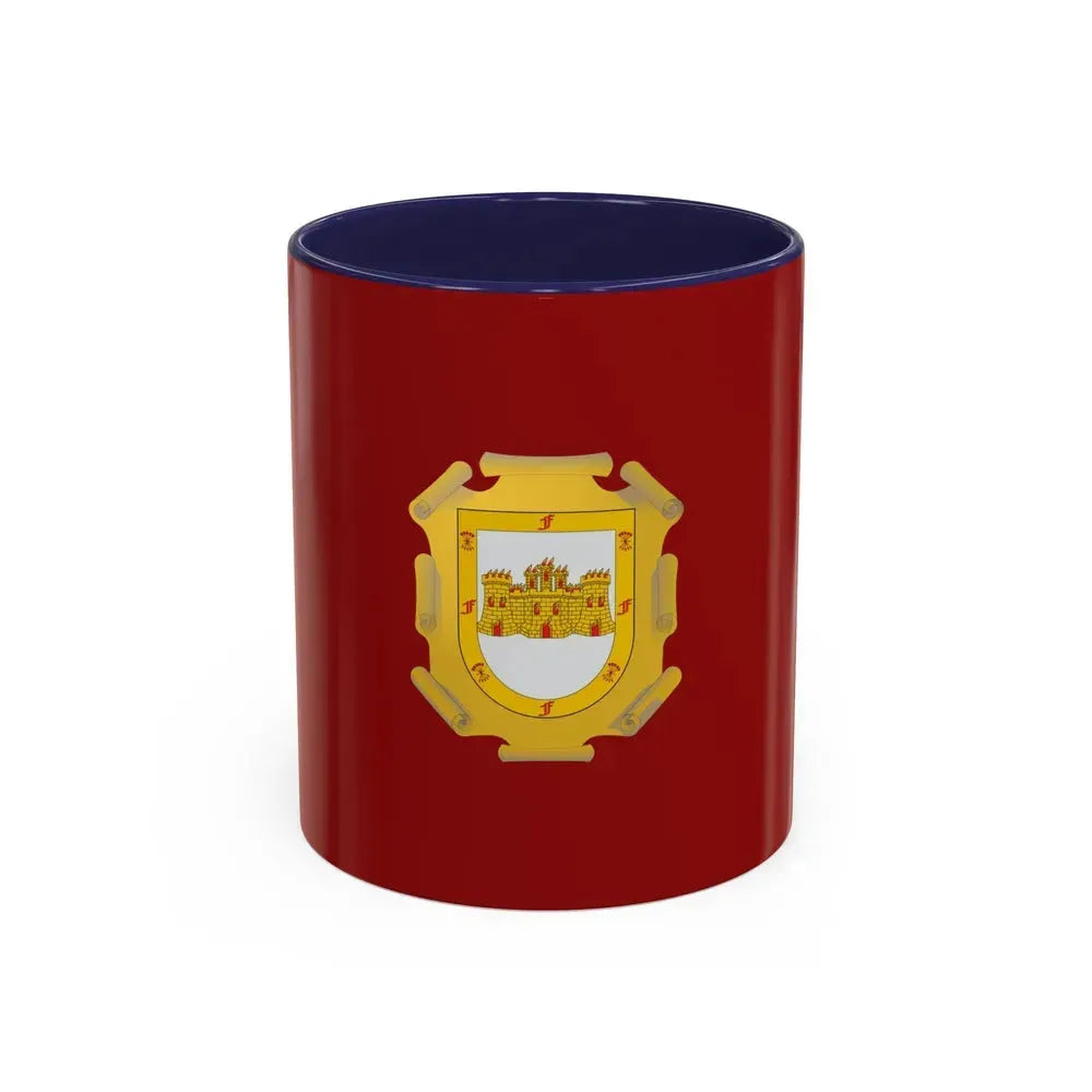 Flag of La Serena Chile - Accent Coffee Mug 11oz Navy - Go Mug Yourself
