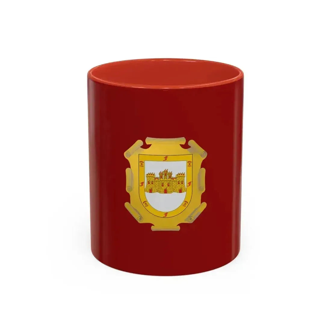 Flag of La Serena Chile - Accent Coffee Mug 11oz Red - Go Mug Yourself