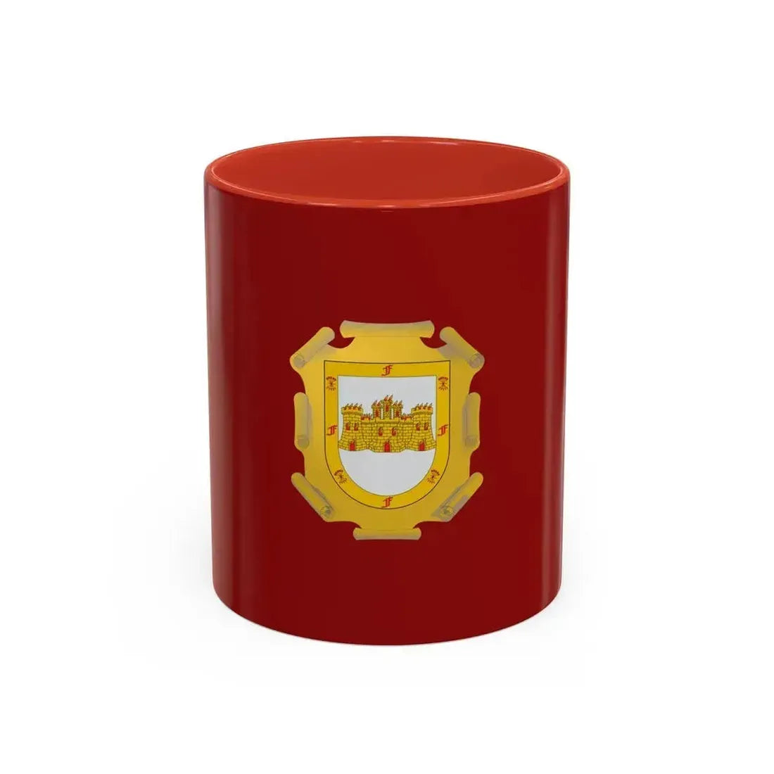 Flag of La Serena Chile - Accent Coffee Mug 11oz Red - Go Mug Yourself