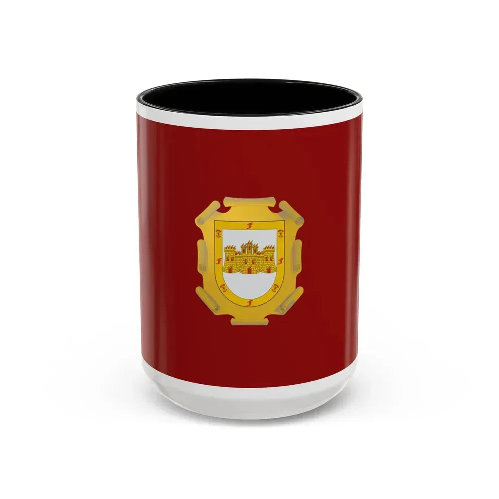 Flag of La Serena Chile - Accent Coffee Mug 15oz Black - Go Mug Yourself