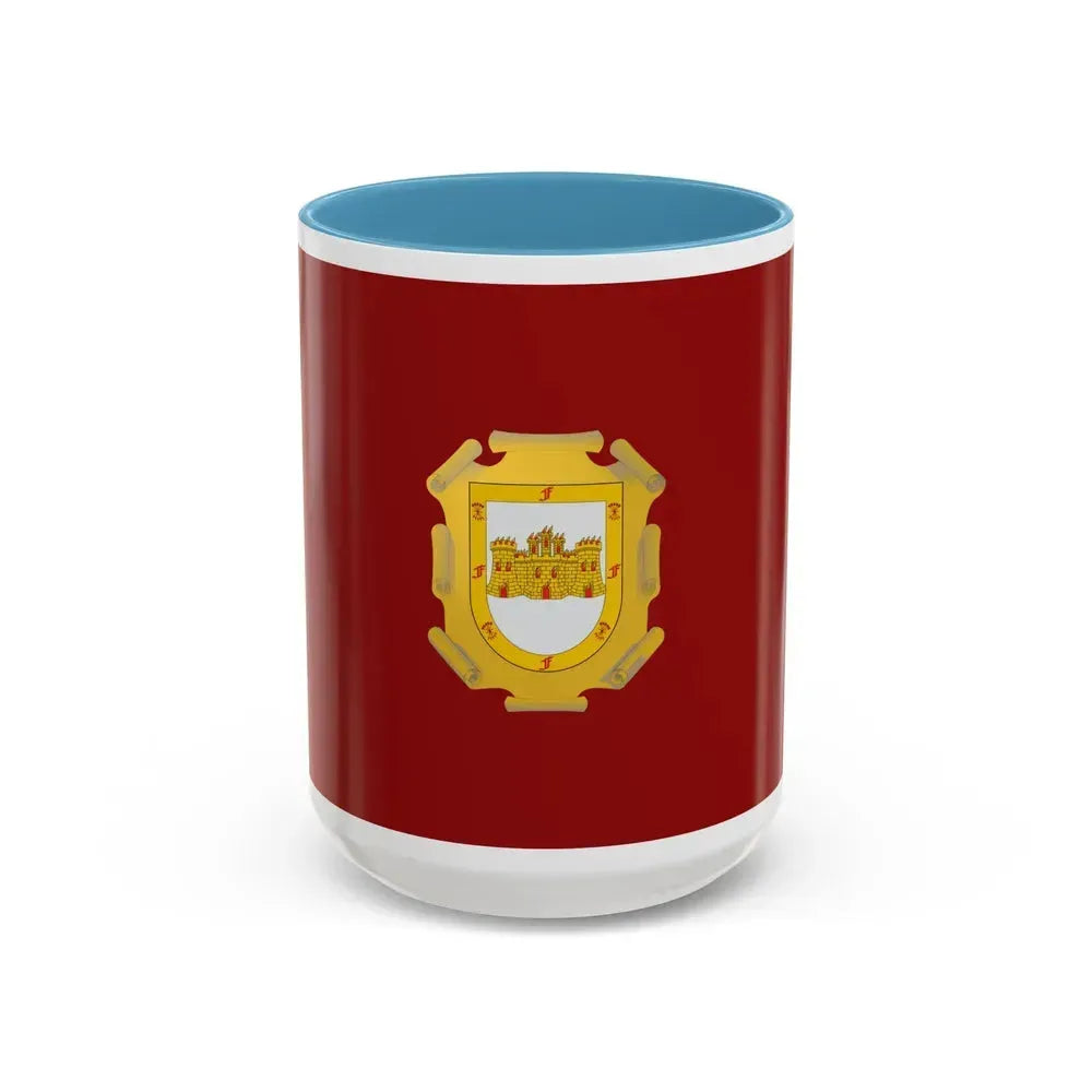 Flag of La Serena Chile - Accent Coffee Mug 15oz Light Blue - Go Mug Yourself